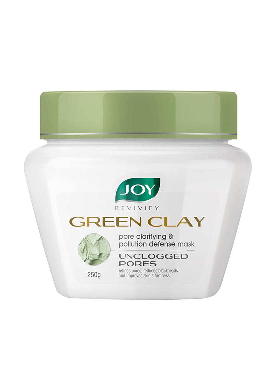

JOY Revivify Green Clay Pore Clarifying & Pollution Defense Face Mask - 250 g, White