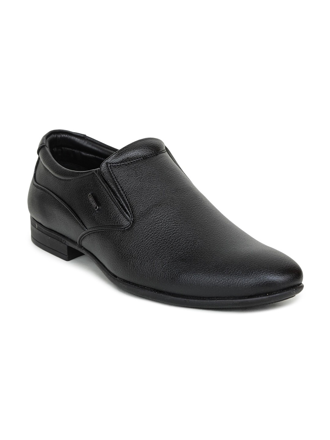 

Liberty Men Black Solid Slip-On Formal Shoes