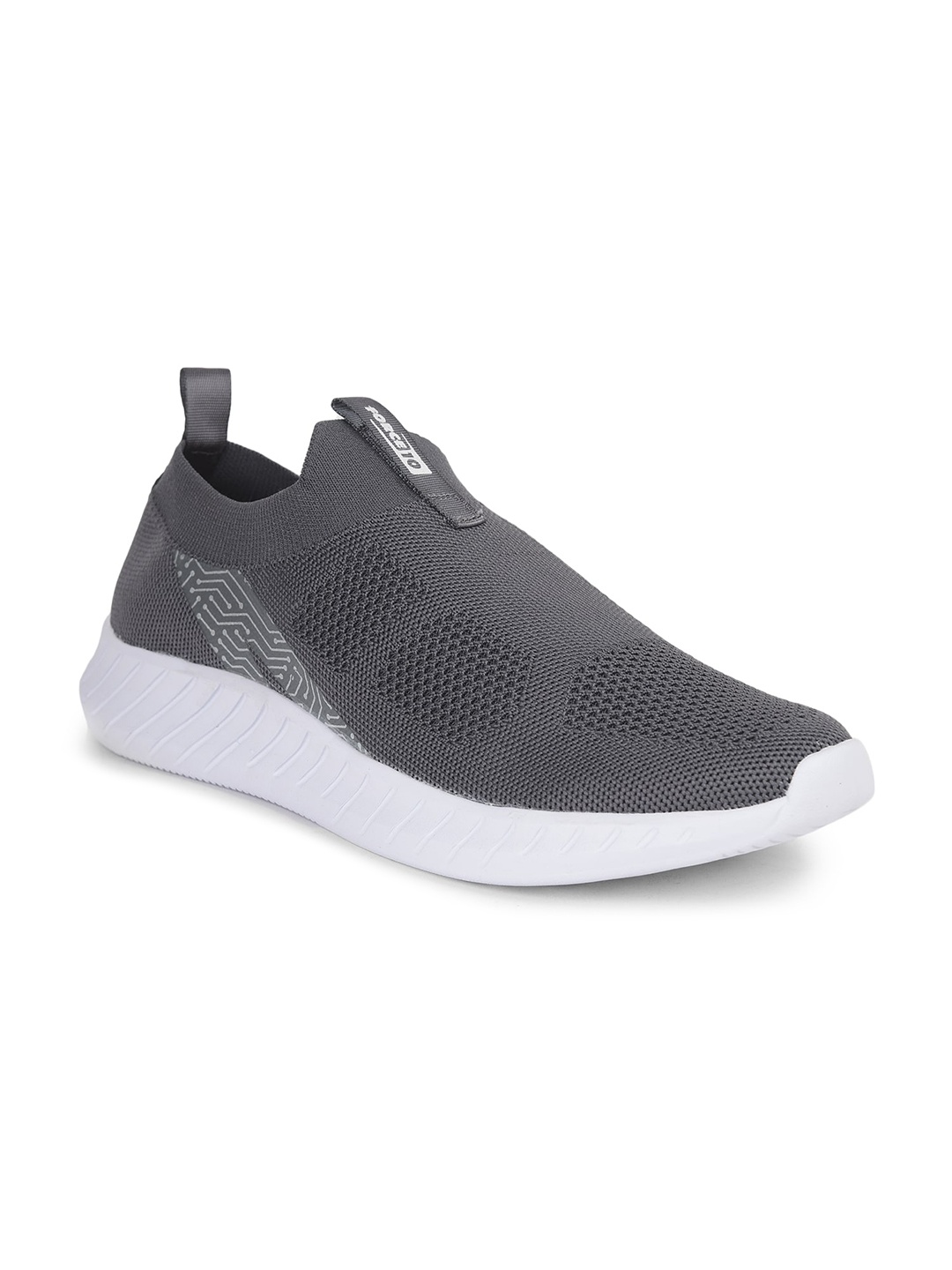 

Liberty Men Grey Solid Regular Slip on Sneakers