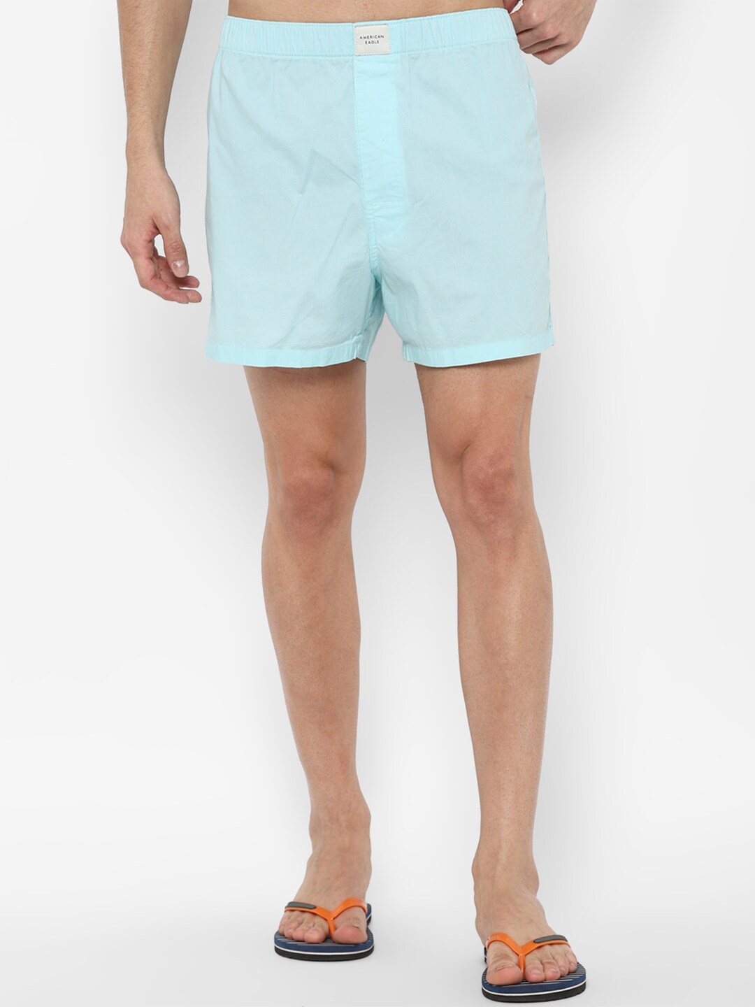 

AMERICAN EAGLE OUTFITTERS Men Blue Solid Boxers