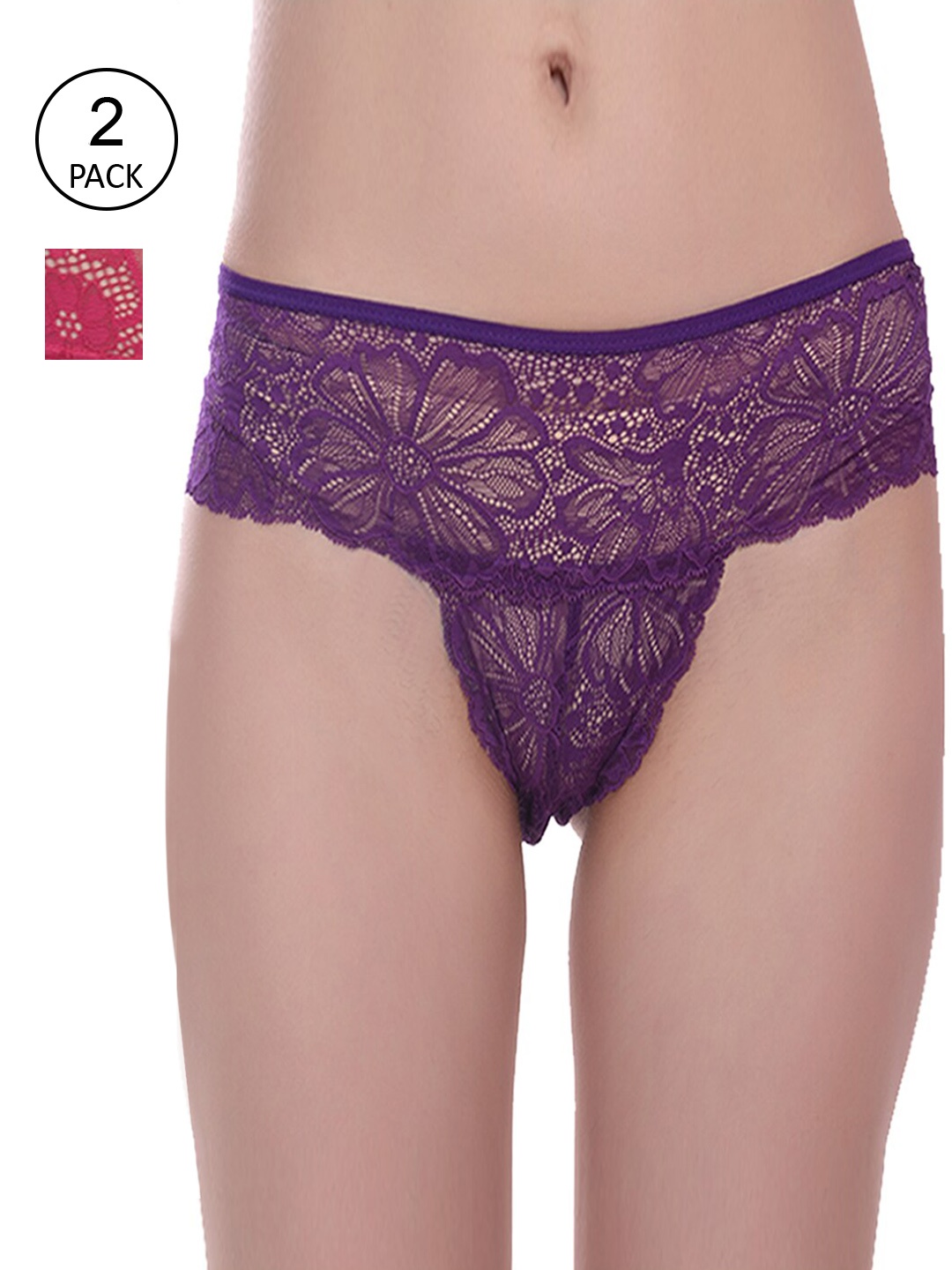

Fleurt Women Pack Of 3 Assorted Bikini Briefs