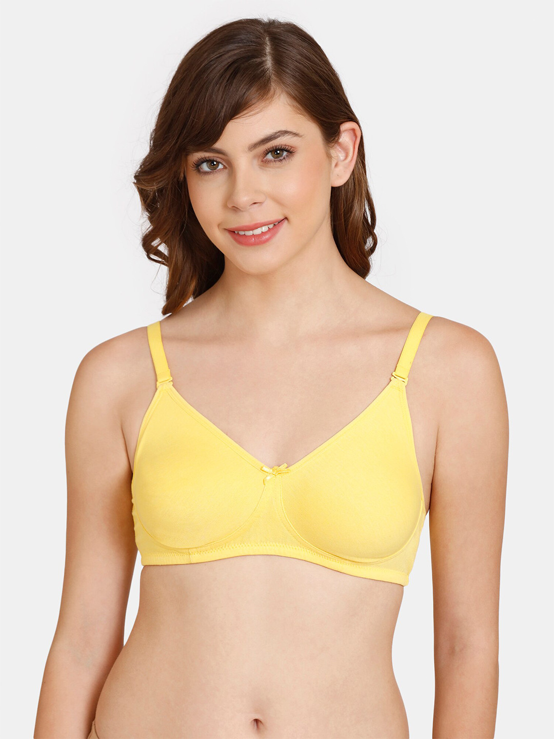 

Rosaline by Zivame Yellow T-shirt Bra