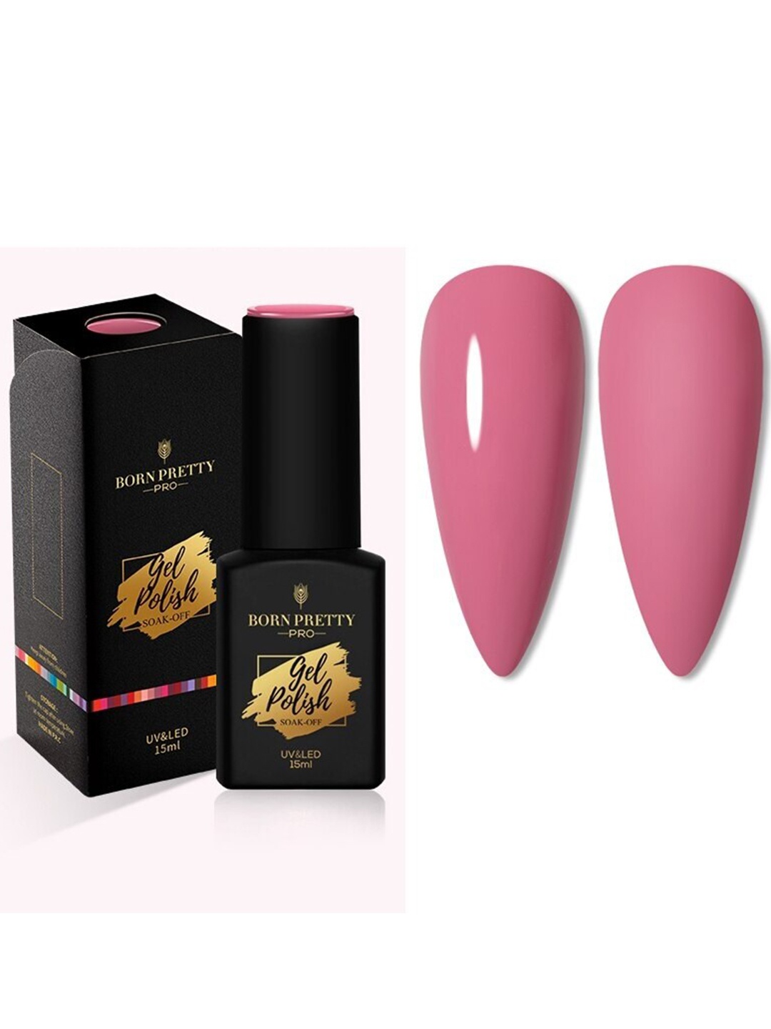 

BORN PRETTY Pro Color Trubuty Series Soak Off UV Gel Nail Polish - Shade 29, Pink