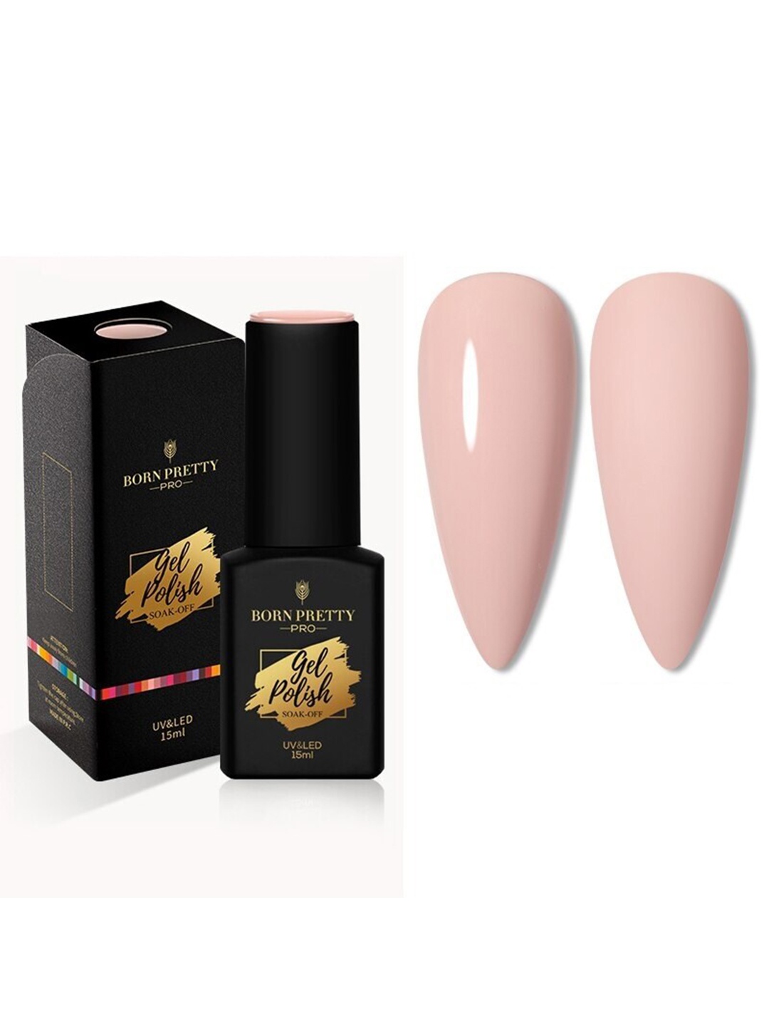 

BORN PRETTY Pro Color Trubuty Series Soak Off UV Gel Nail Polish - Shade 07, Pink