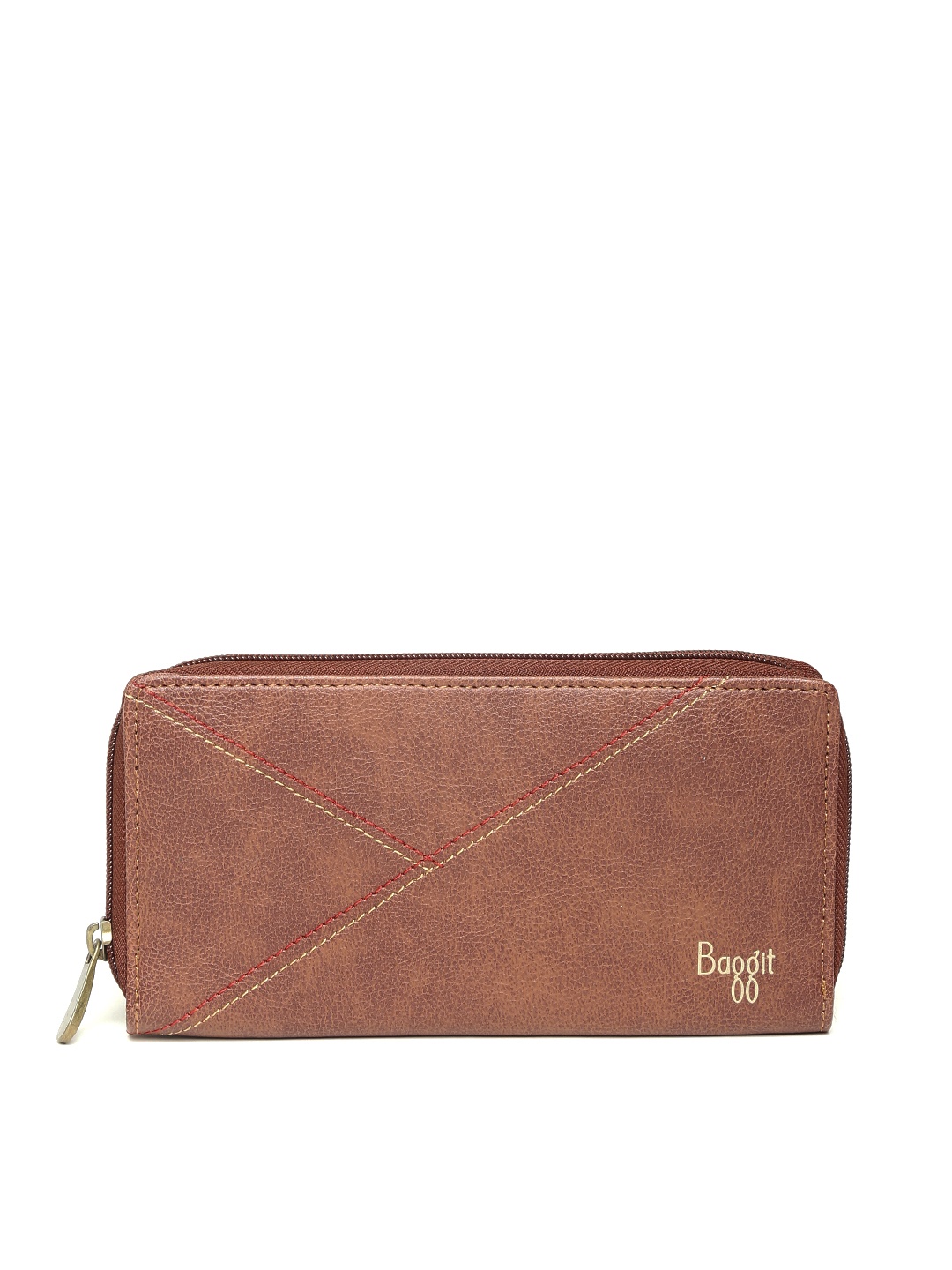 

Baggit Women Brown Zip-Around Wallet