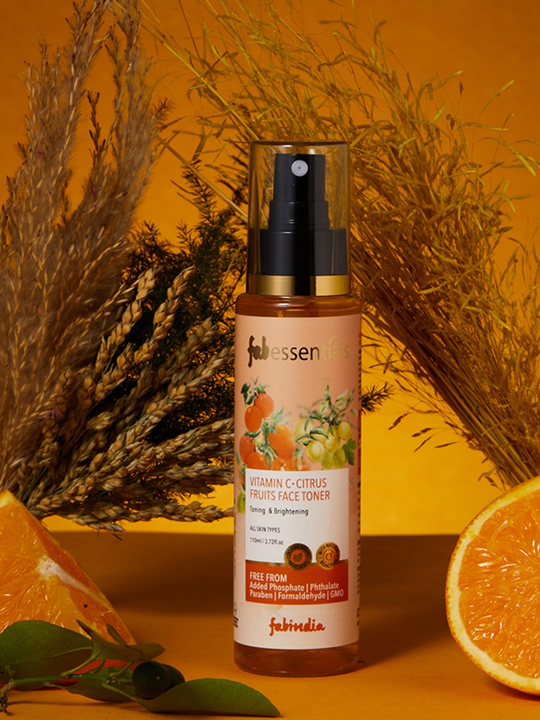 

Fabindia Vitamin C Citrus Fruits Face Toner - 110 ml, Transparent