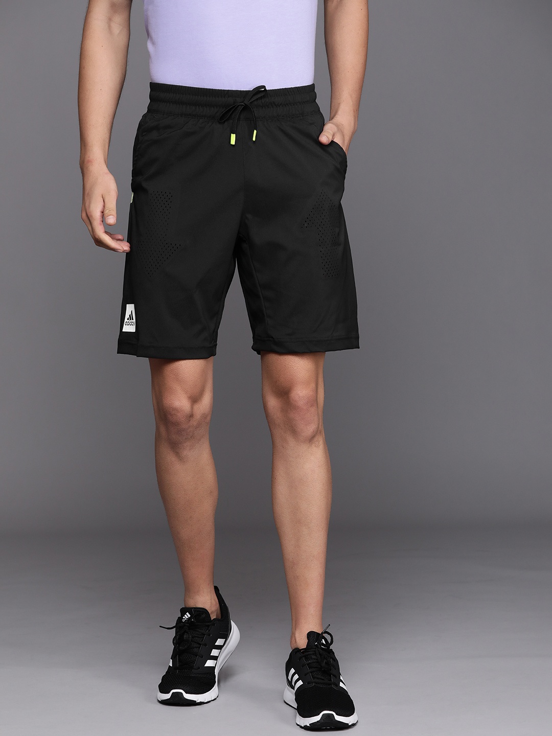 

ADIDAS Men Black Tennis ERGO SHORTS 9 INCH Shorts Shorts