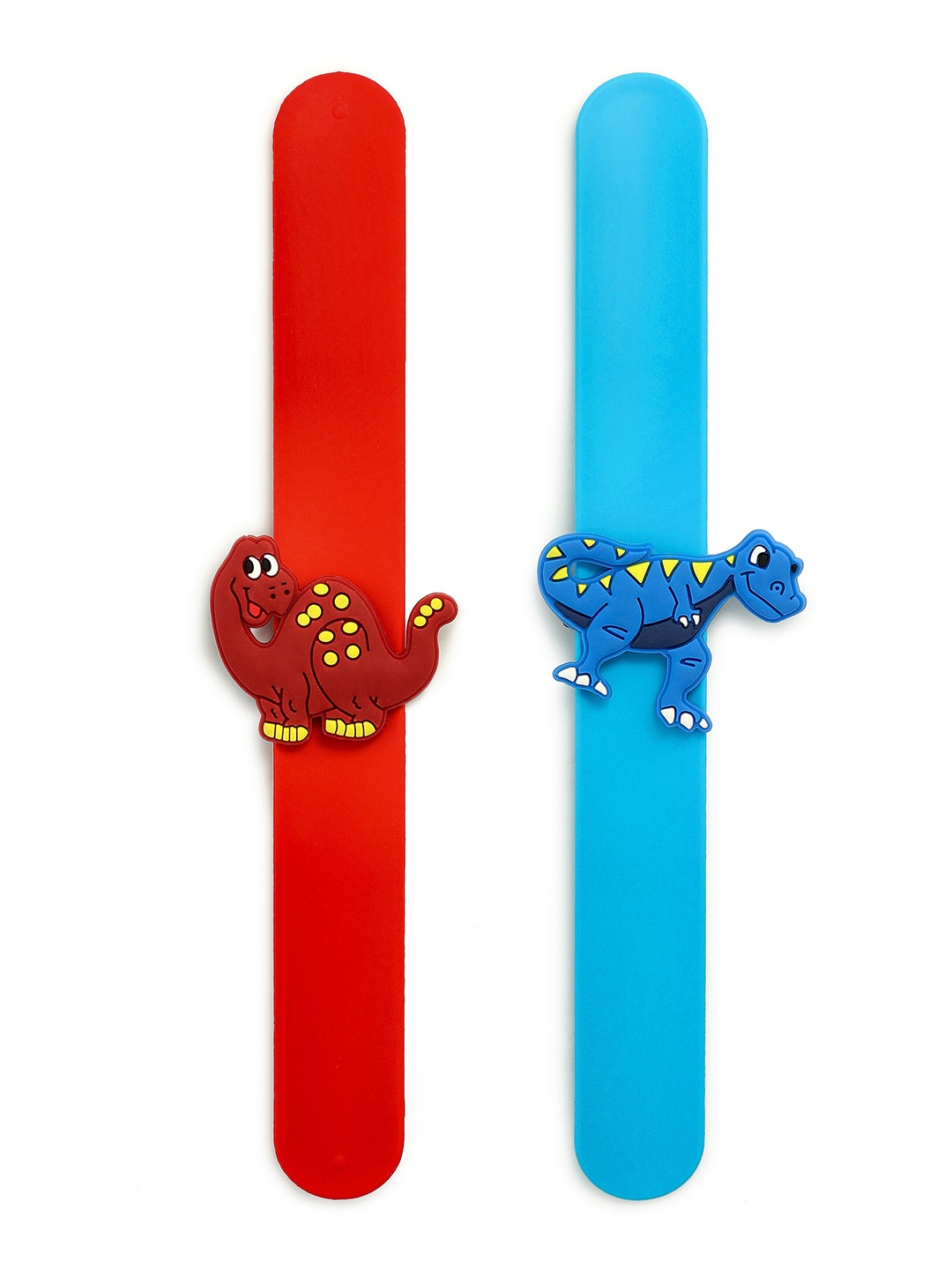 EL REGALO Kids Set Of 2 Wraparound Bracelet Slapband, Blue