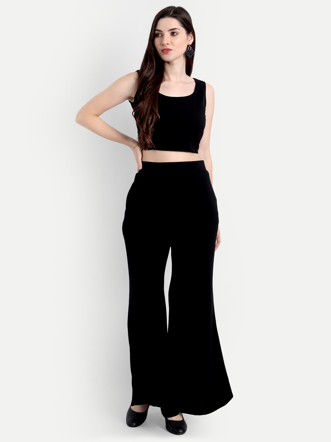 

BROADSTAR Women Black Co-Ord Set