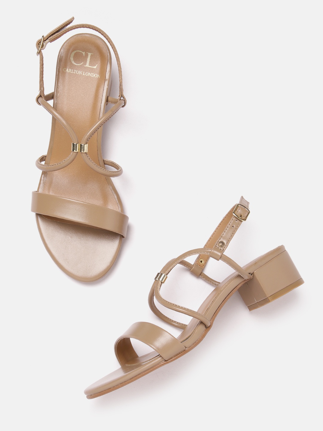 

Carlton London Women Block Heels, Beige