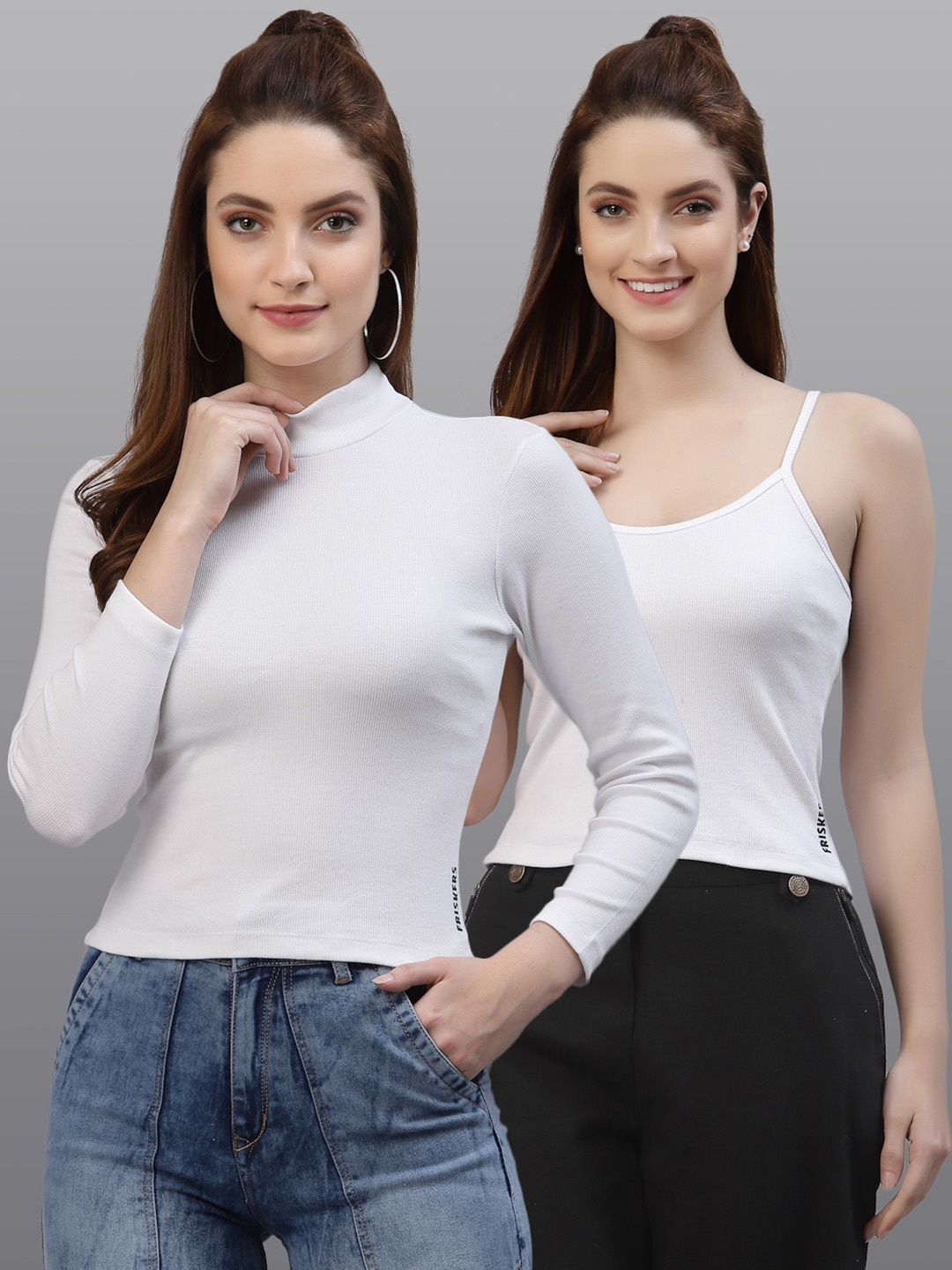 

Friskers Pack of 2 White Top