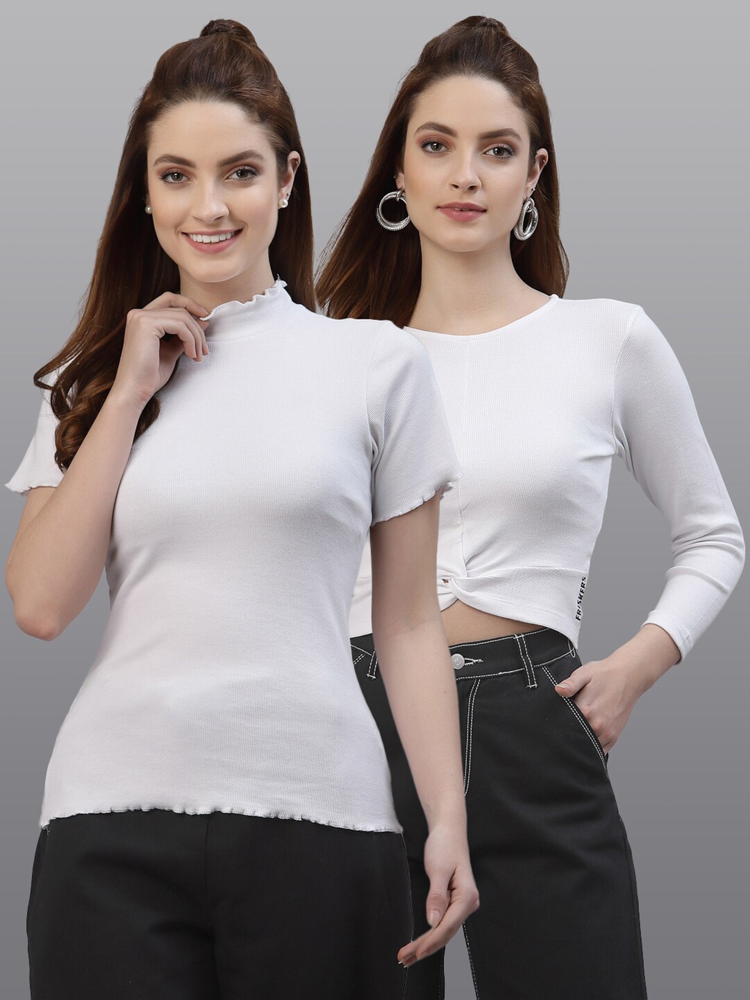 

Friskers Pack of 2 White Top