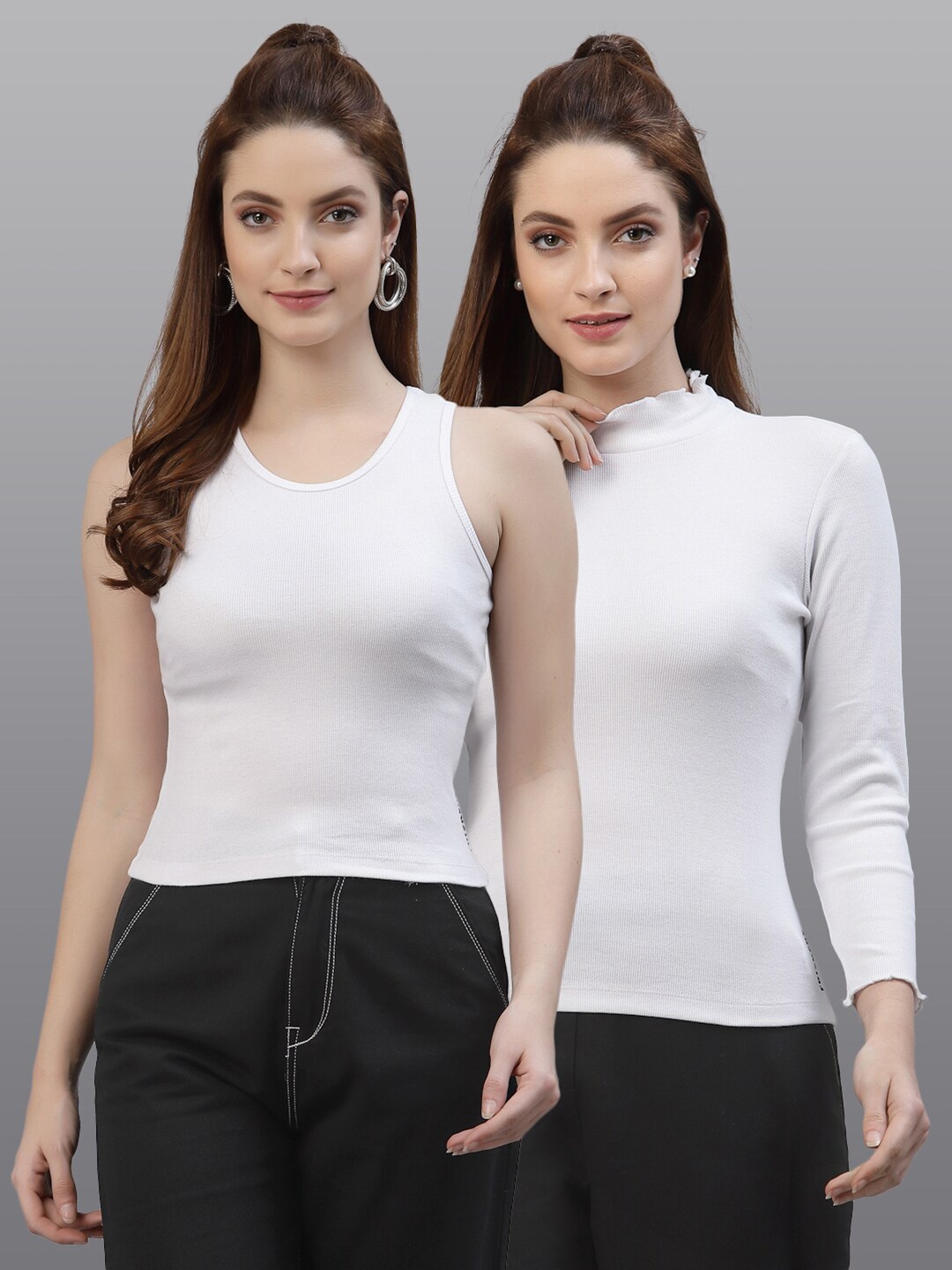 Friskers Pack of 2 White Top