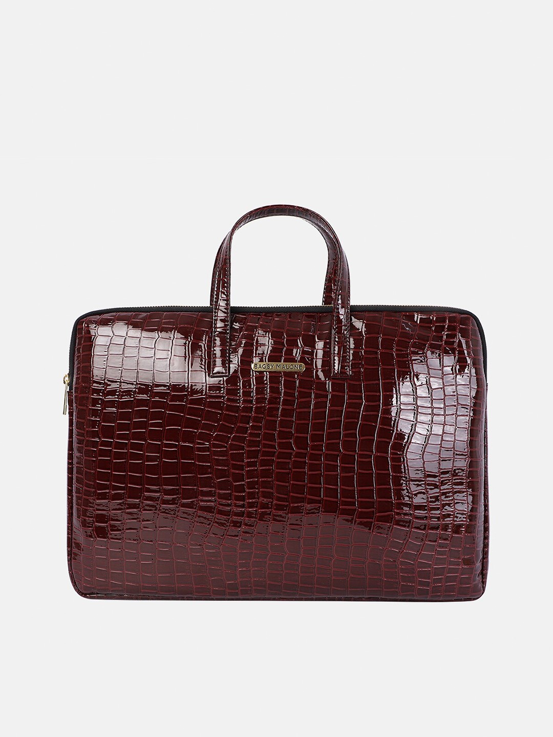 

Bagsy Malone Unisex Purple PU Laptop Bag