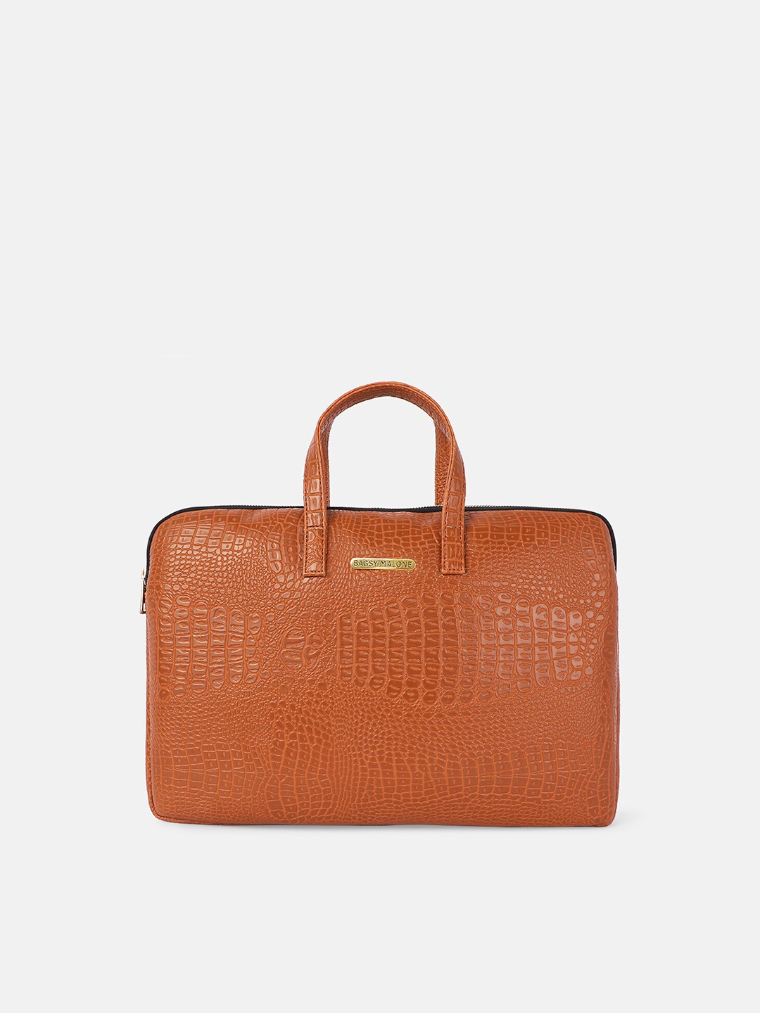 

Bagsy Malone Unisex Tan PU Laptop Bag
