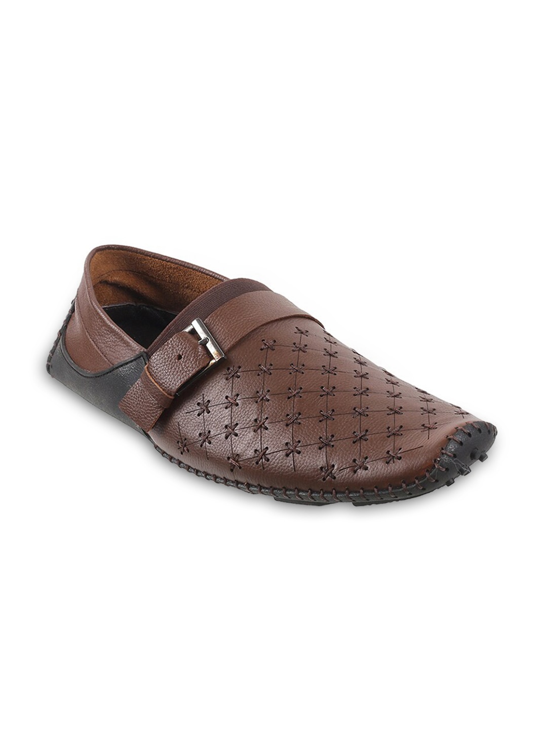 

Metro Men Tan Leather Comfort Sandals