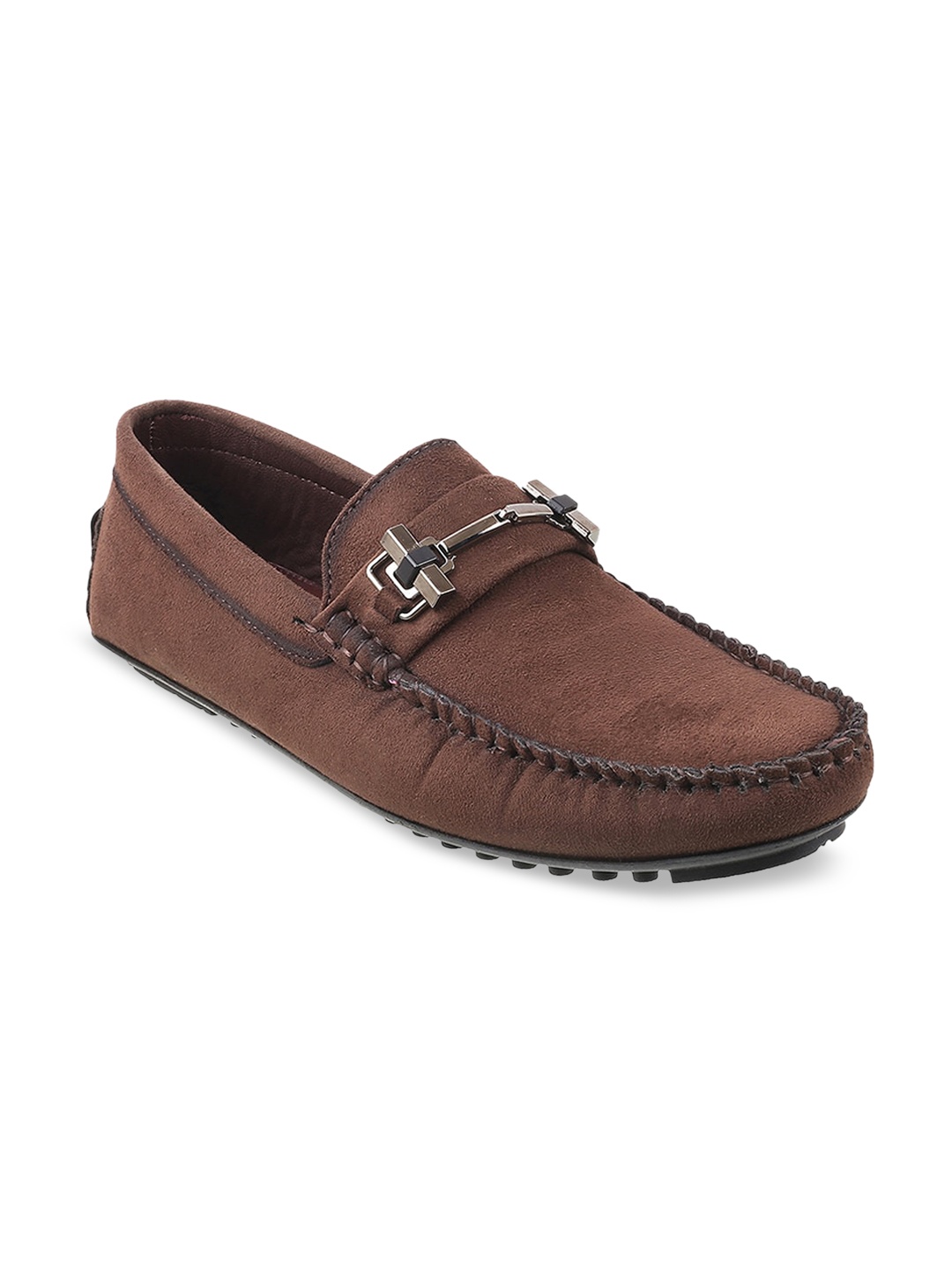 

Metro Men Brown Horsebit Loafers