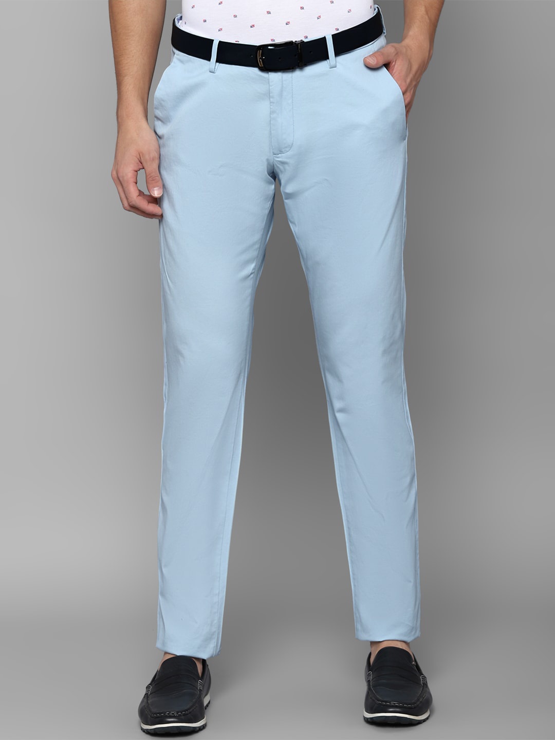 

Allen Solly Men Blue Slim Fit Trousers
