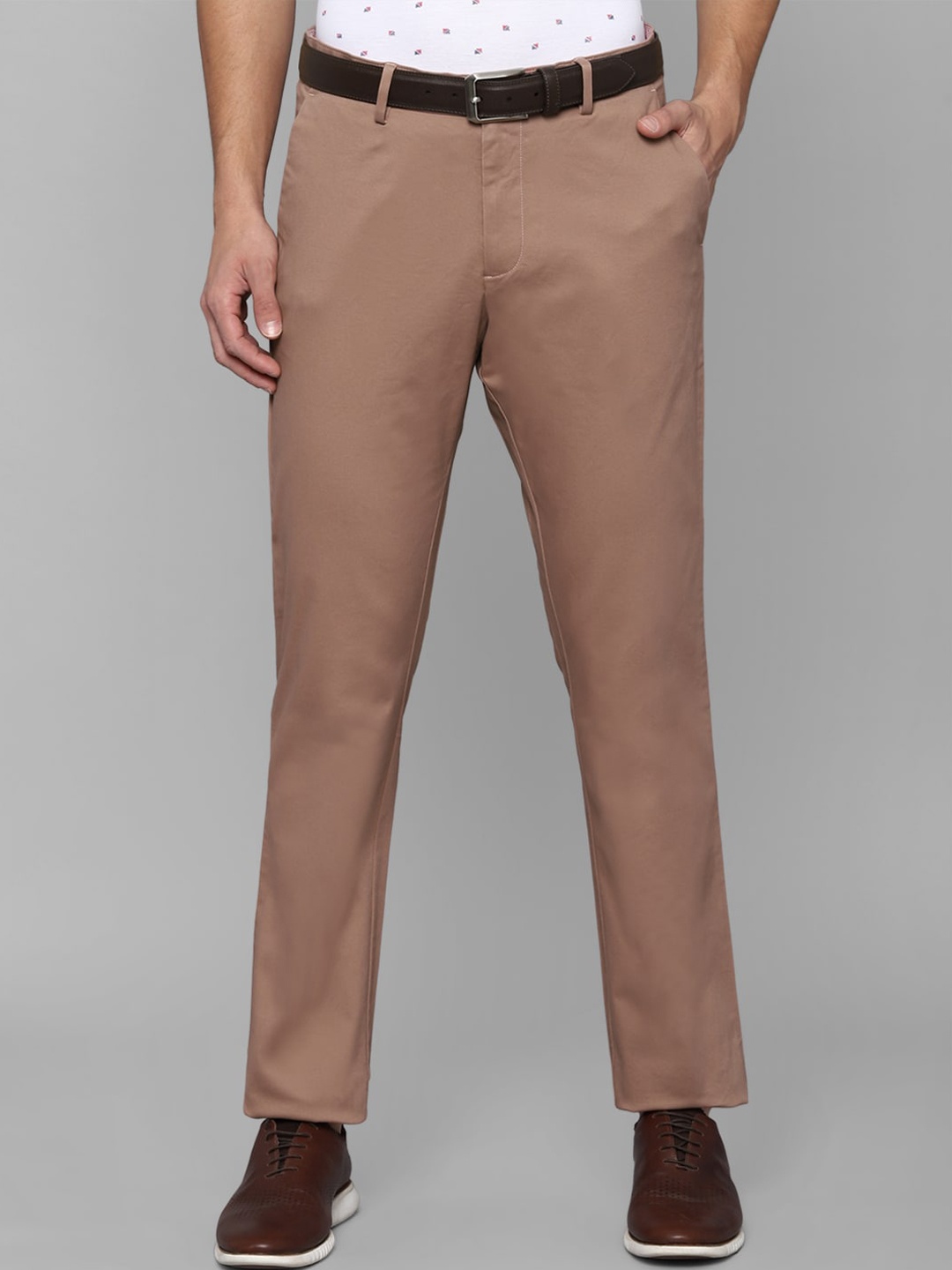 

Allen Solly Men Brown Trousers