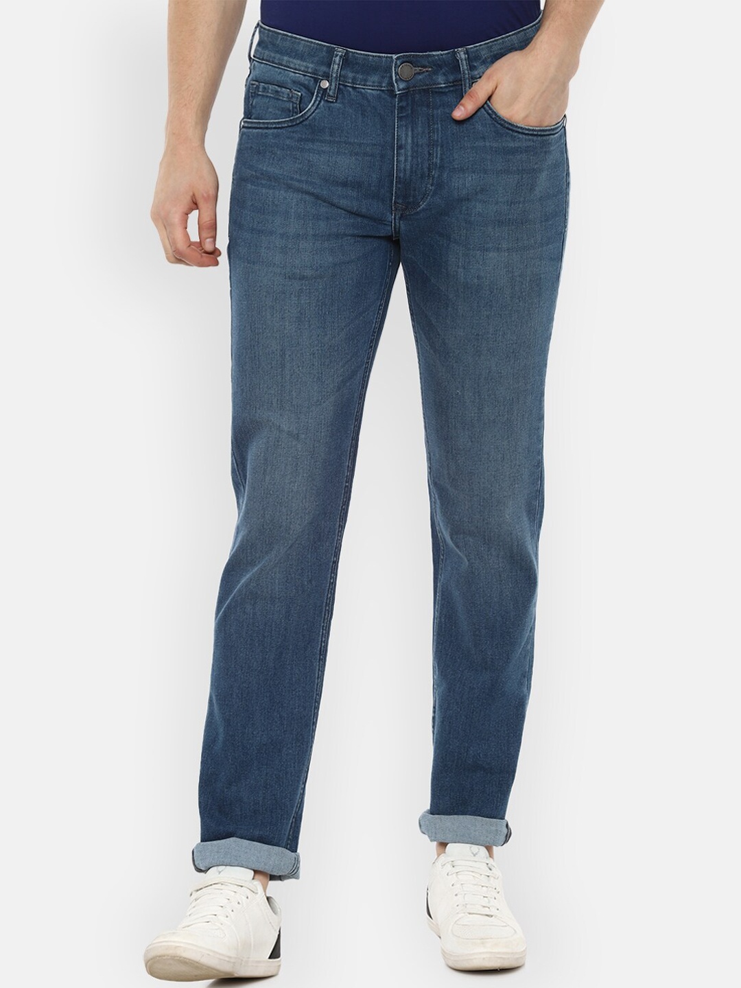 

Louis Philippe Jeans Men Navy Blue Slim Fit Jeans