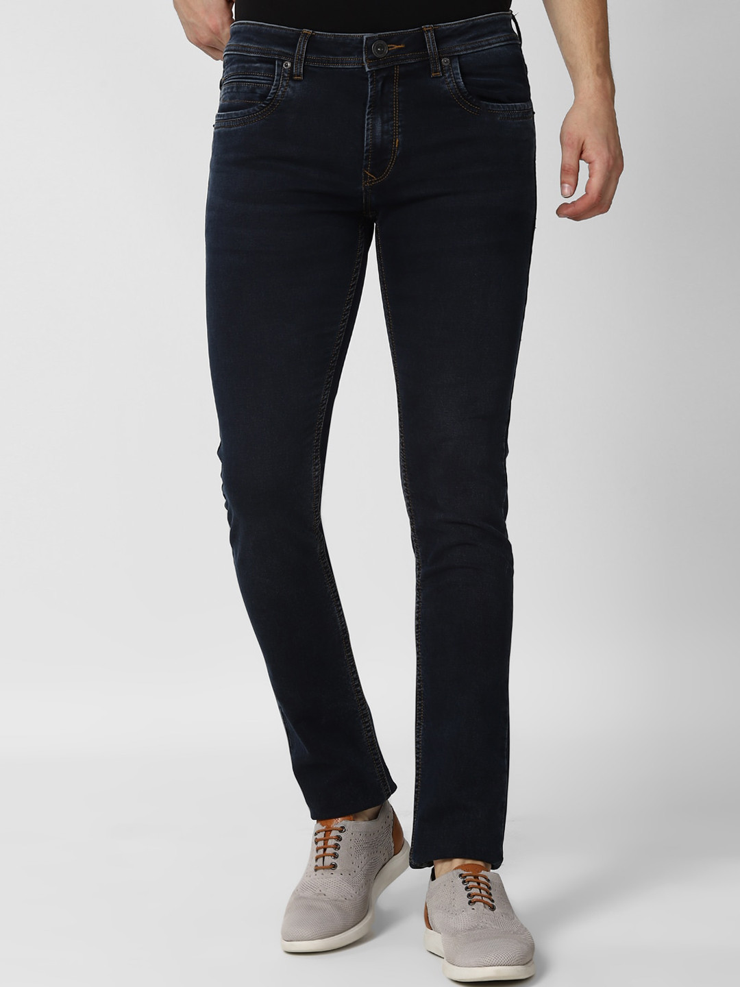 

Peter England Casuals Men Navy Blue Slim Fit Jeans