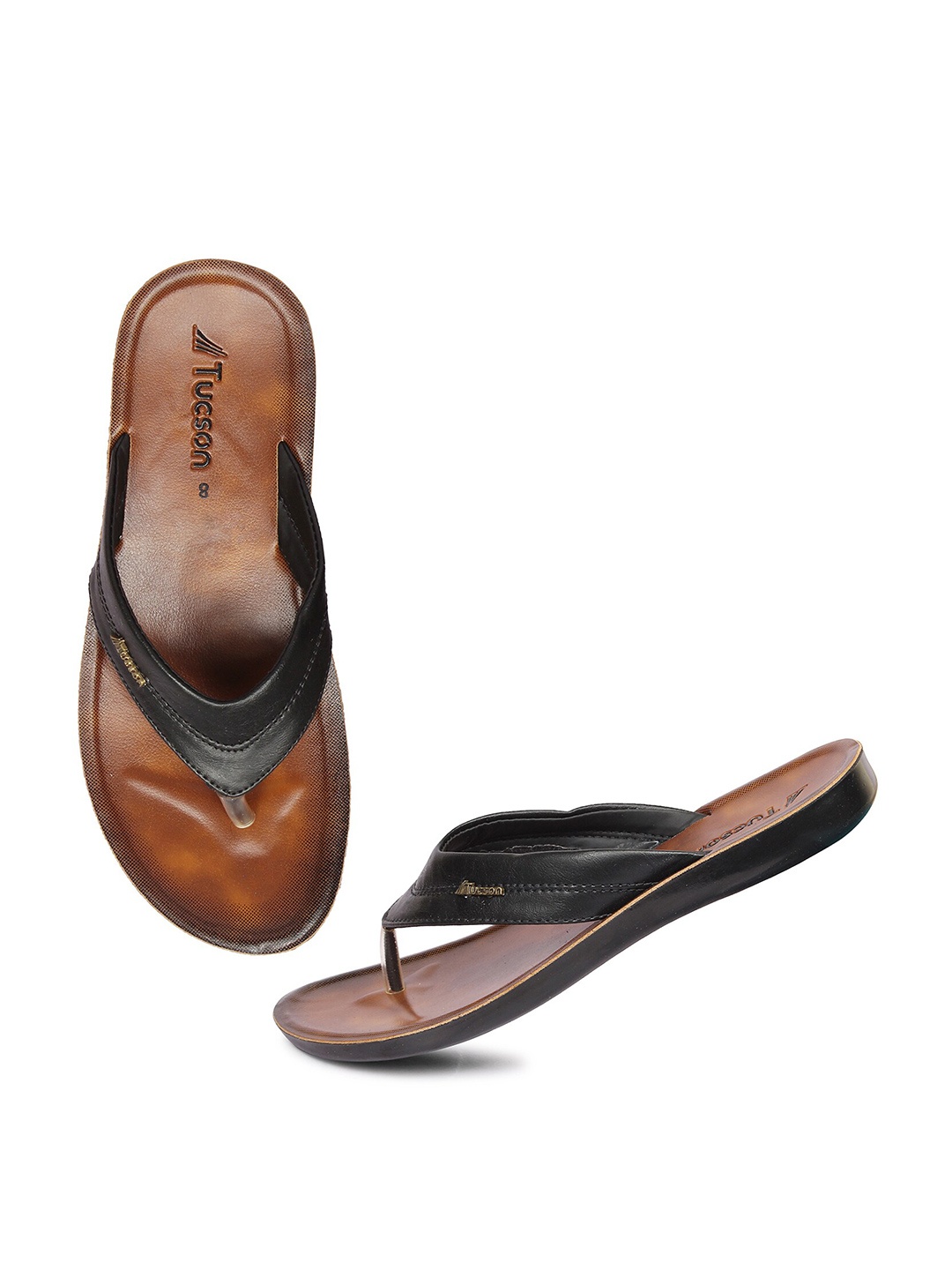 

Tucson Men Black Rubber Thong Flip-Flops