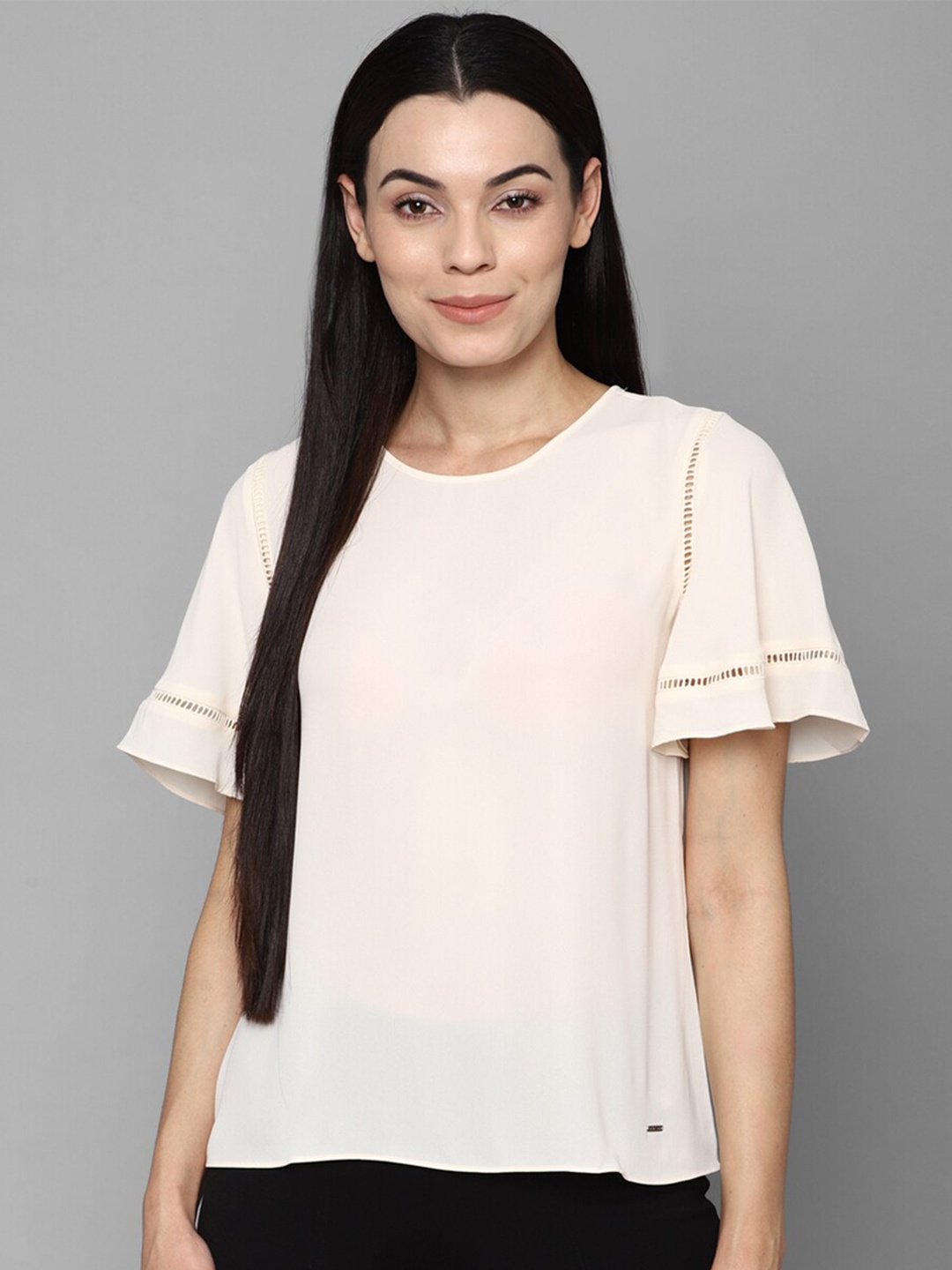Allen Solly Woman Women Pink Regular Top