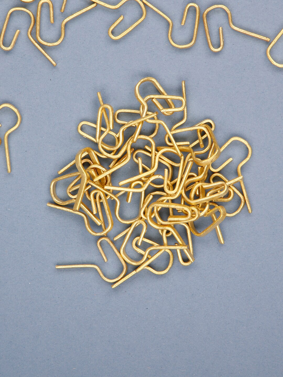 Ariana Set Of 100 Gold-Toned Solid Curtain Hooks