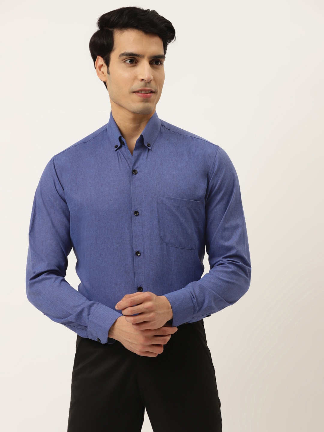 JAINISH Men Blue Comfort Formal Shirt