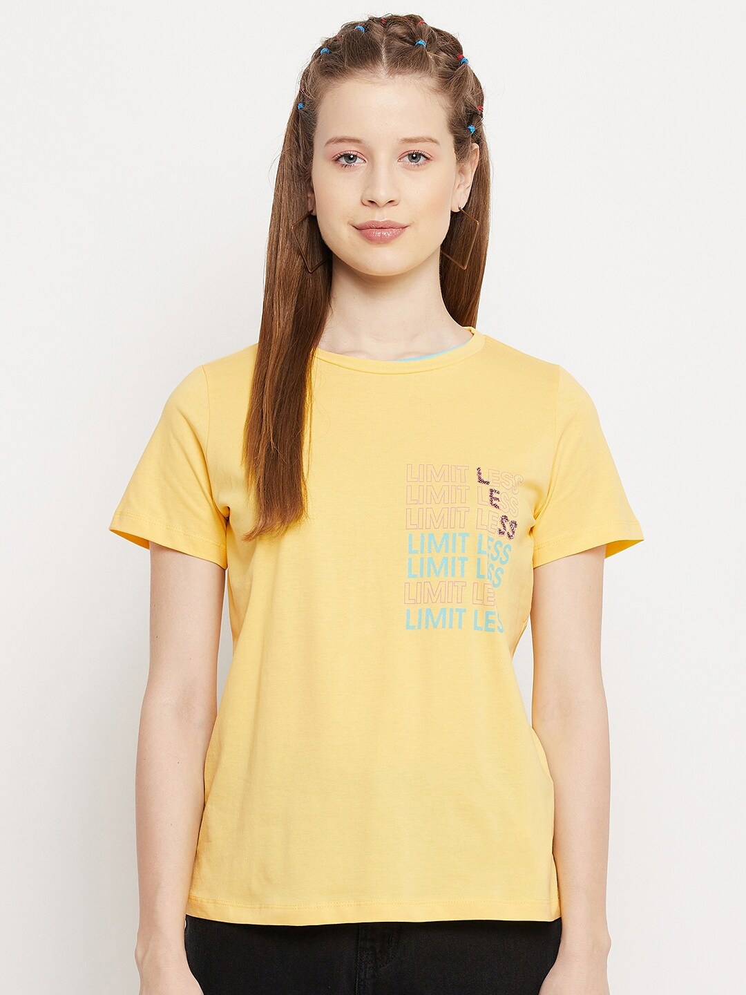 

Madame Yellow Pure Cotton Top
