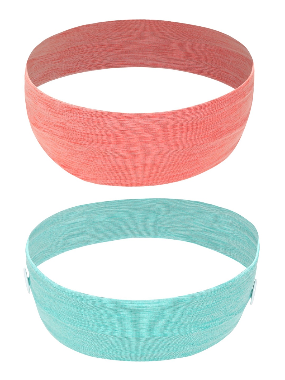 

EL REGALO Women Green & Pink Set of 2 Hairband