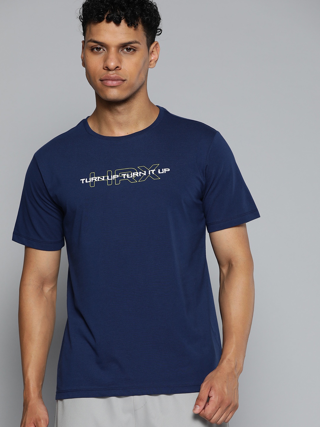 

HRX by Hrithik Roshan Rapid Dry Training T-shirt, Navy blue