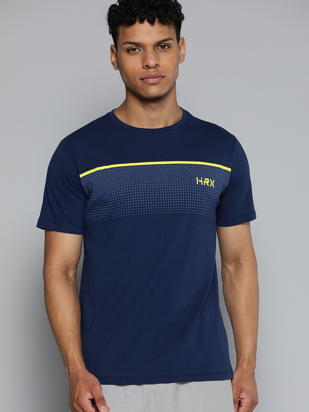

HRX by Hrithik Roshan Rapid Dry Training T-shirt, Navy blue