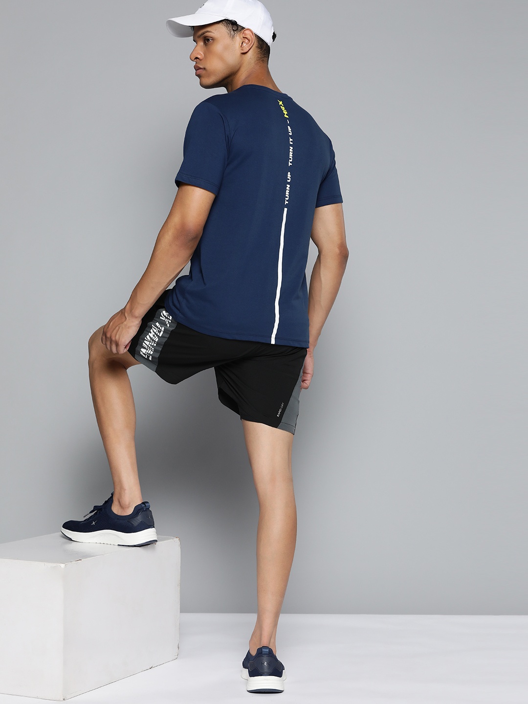 

HRX by Hrithik Roshan Rapid Dry Training T-shirt, Navy blue