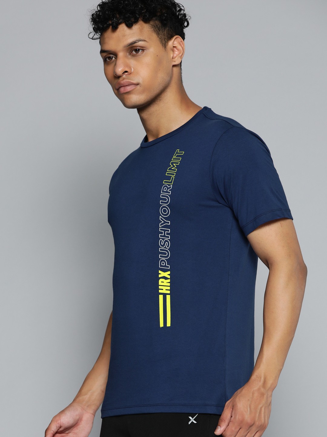 

HRX by Hrithik Roshan Rapid Dry Training T-shirt, Navy blue