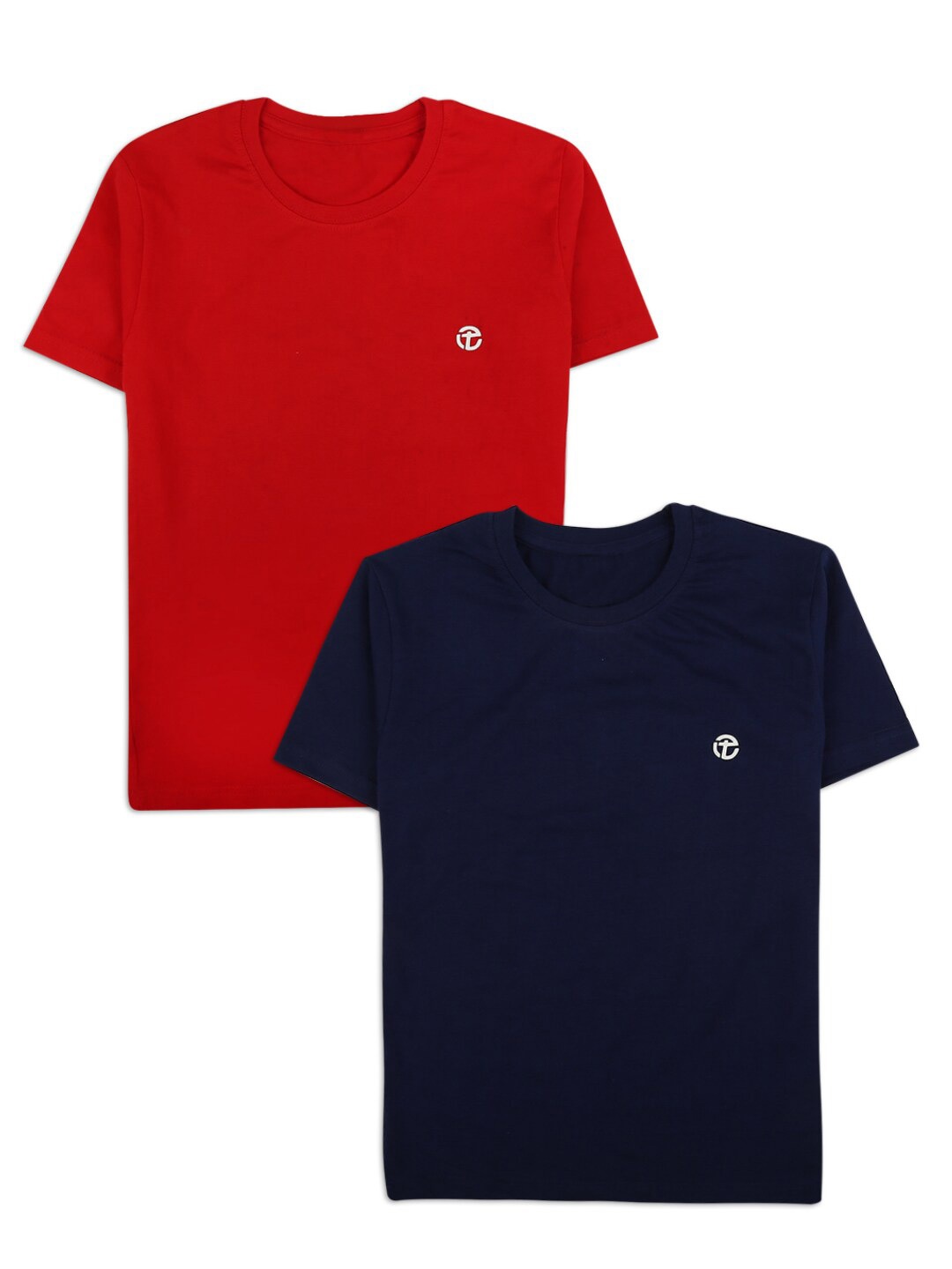 

V-Mart Boys Navy Blue Pack of 2 Applique T-shirt