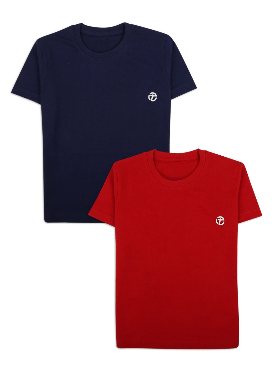 

V-Mart Boys Navy Blue & Red Pack of 2 T-shirt