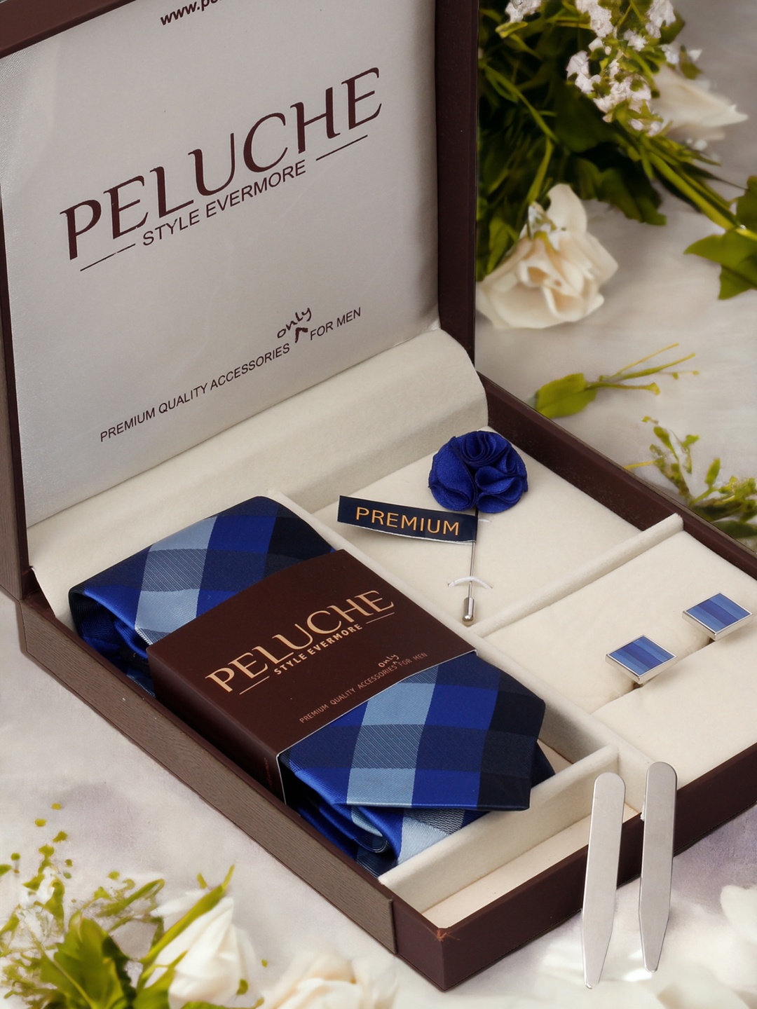 

PELUCHE Men Blue Accessory Gift Set