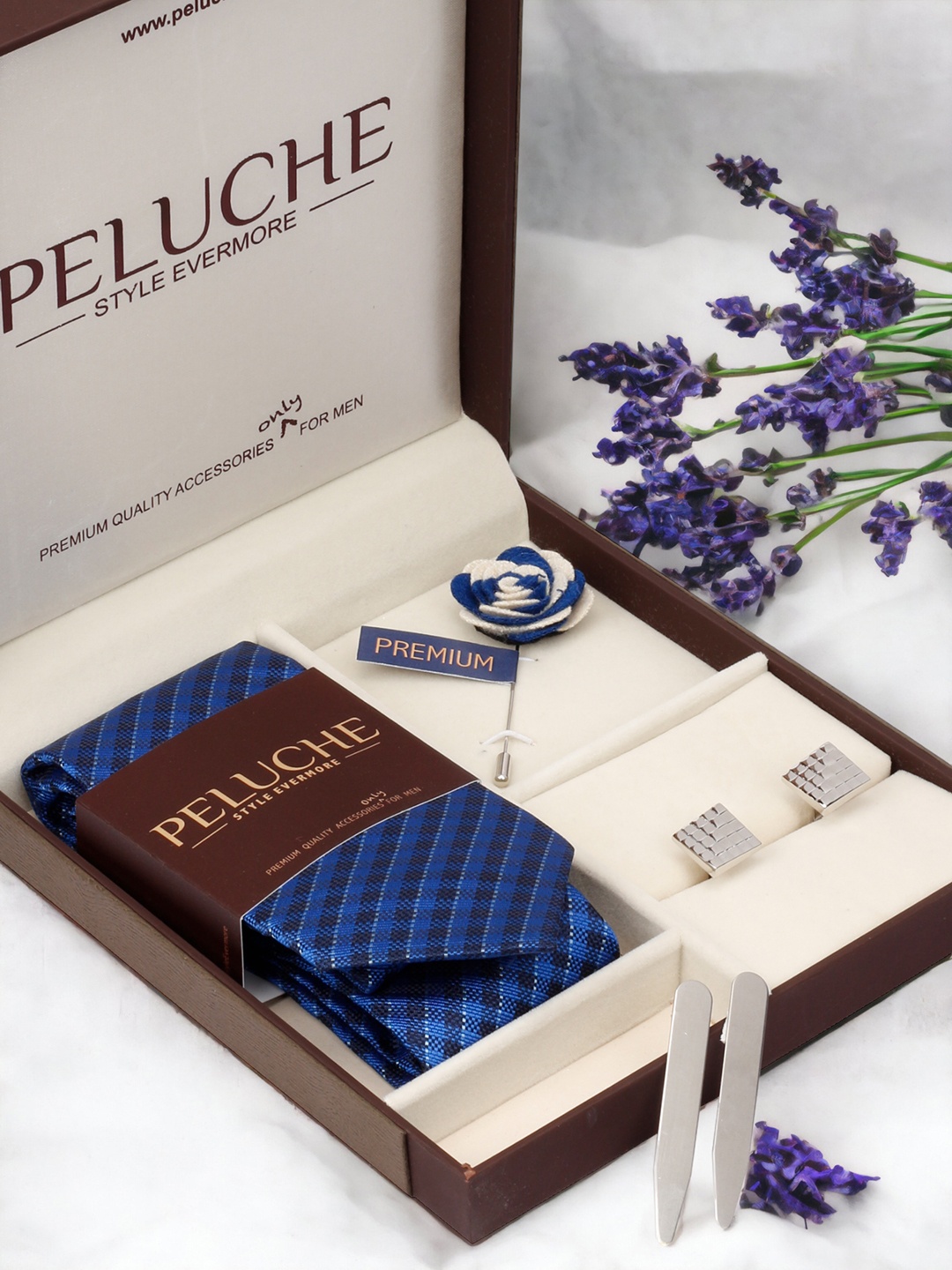 

PELUCHE Men Blue Accessory Gift Set