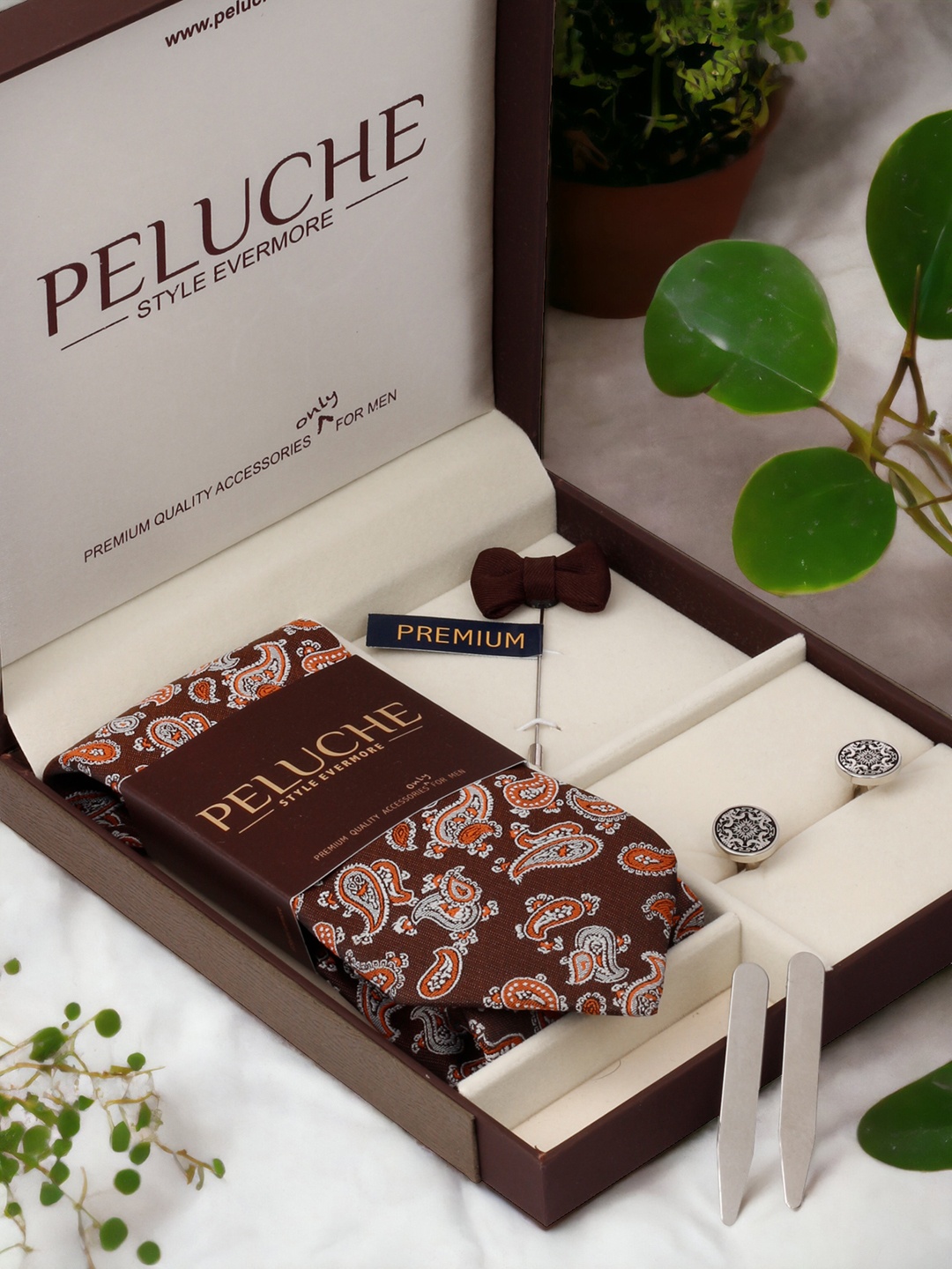 

PELUCHE Men Brown Accessory Gift Set