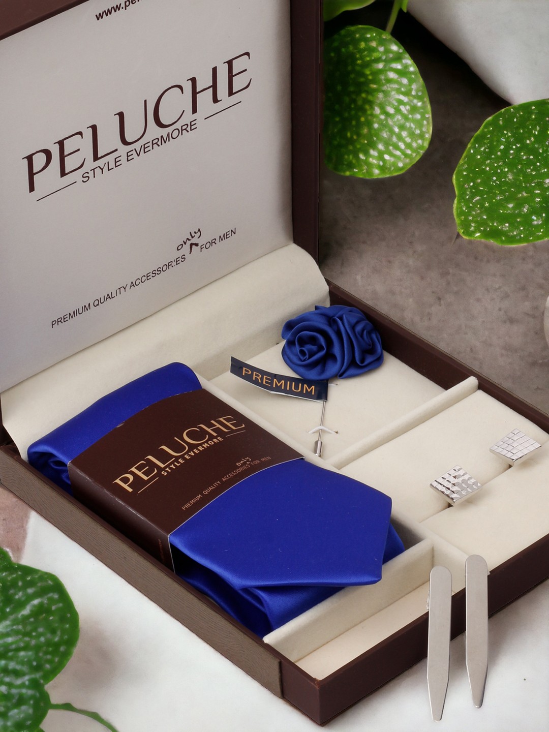 

PELUCHE Blue Men Accessory Gift Set