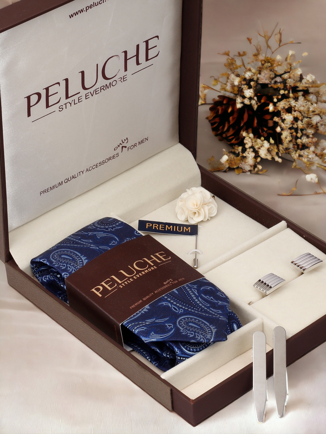 

PELUCHE Men Blue Accessory Gift Set