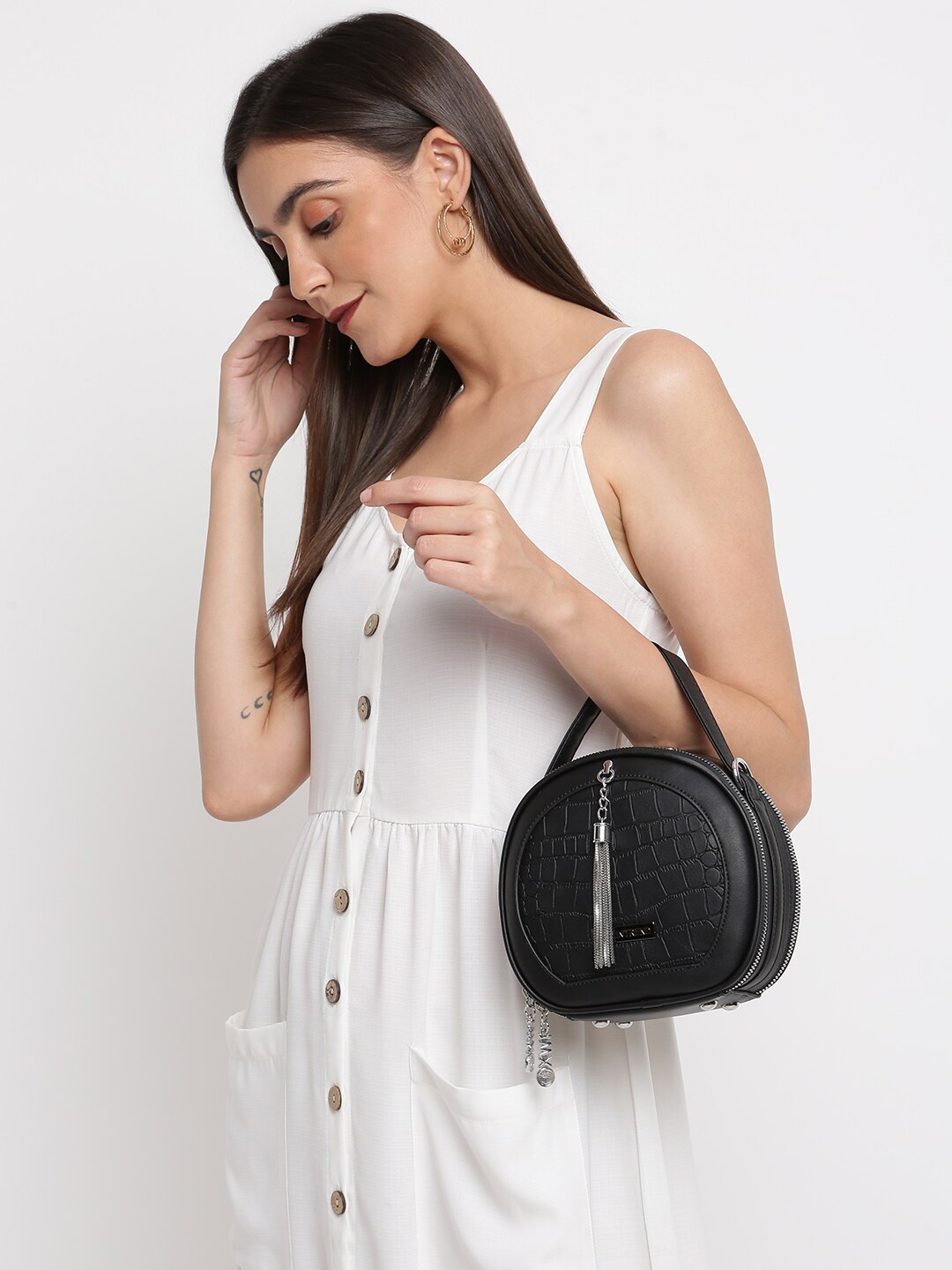 

VISMIINTREND Women Backpack Handbag, Black