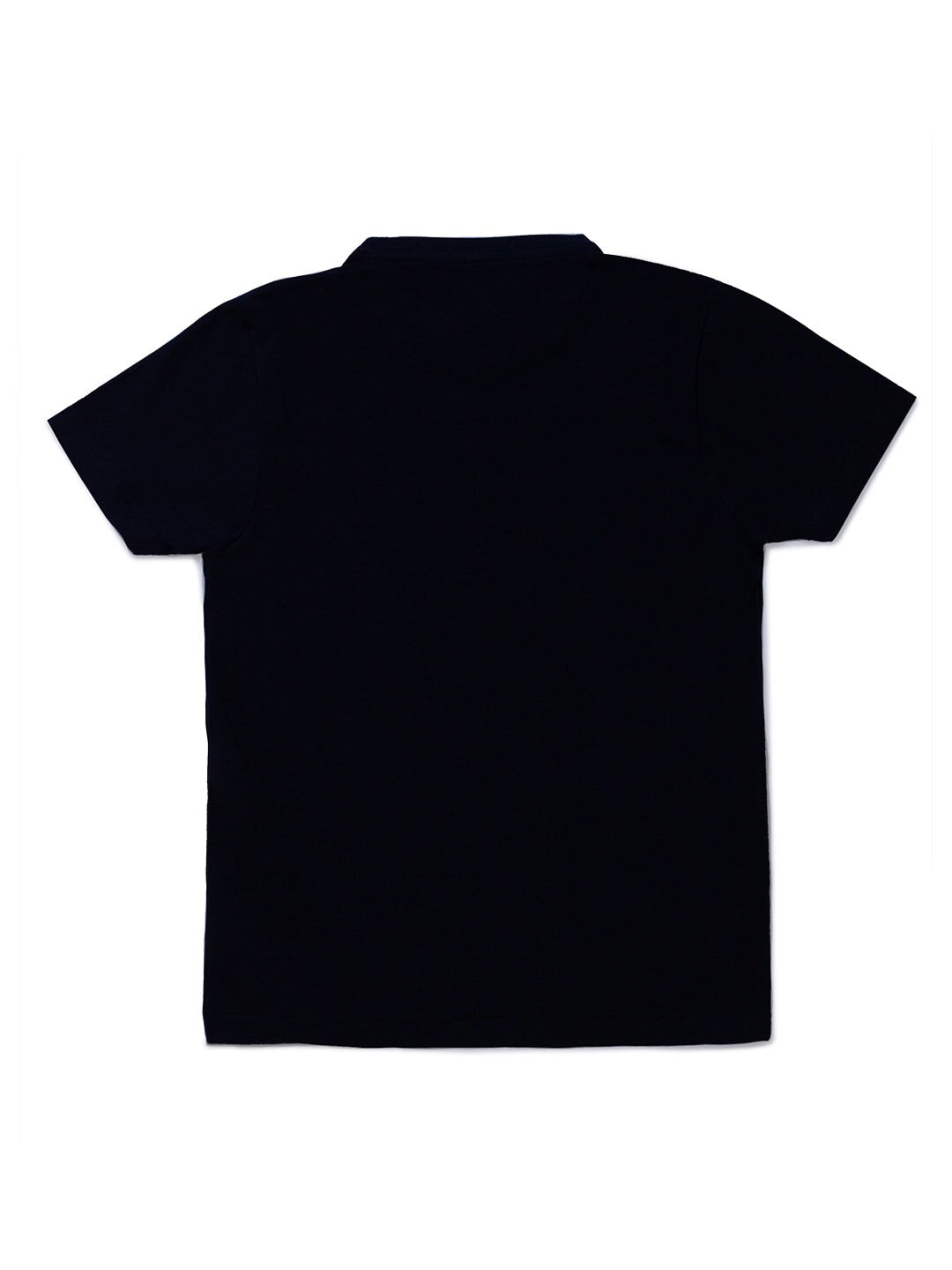 

Status Quo Boys Black Typography Printed Polo Collar T-shirt