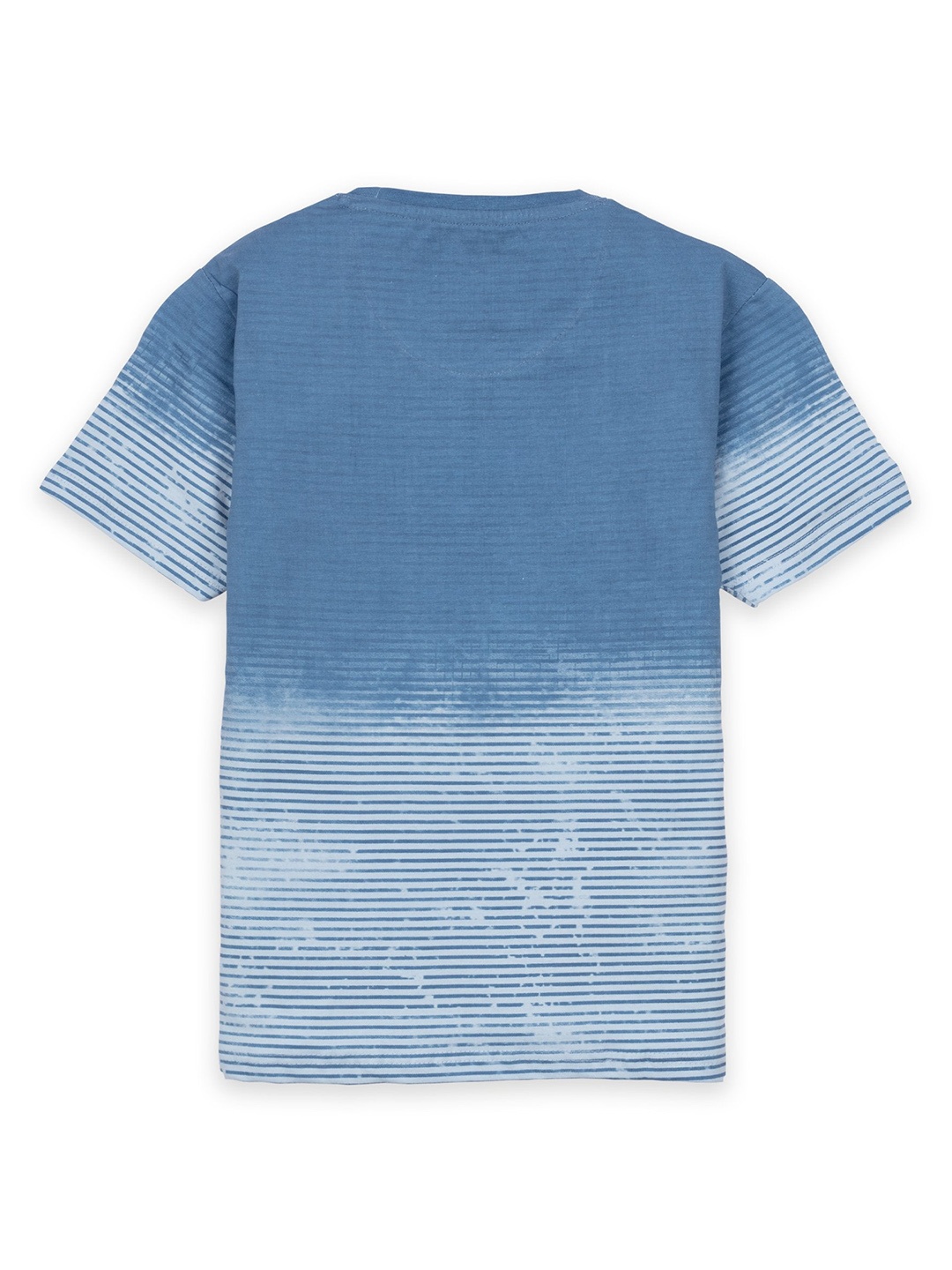 

Status Quo Boys Blue & White Printed Regular Fit T-shirt