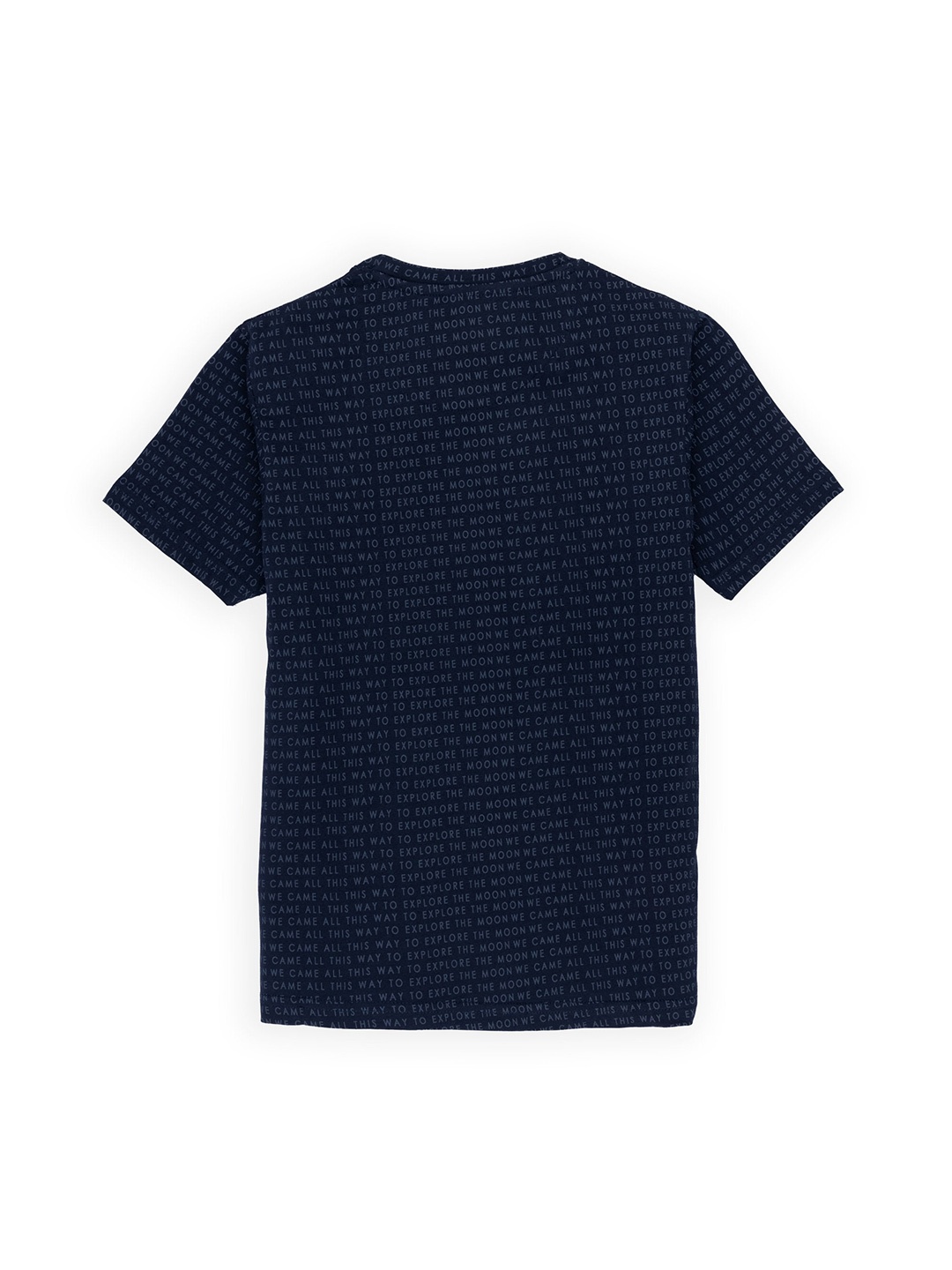 Status Quo Boys Blue Printed Regular Fit T-shirt