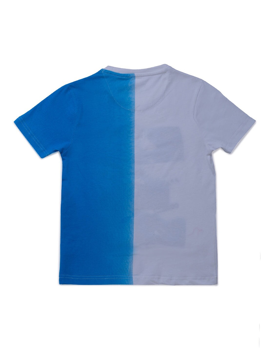 

Status Quo Boys Blue & White Colourblocked Regular Fit T-shirt