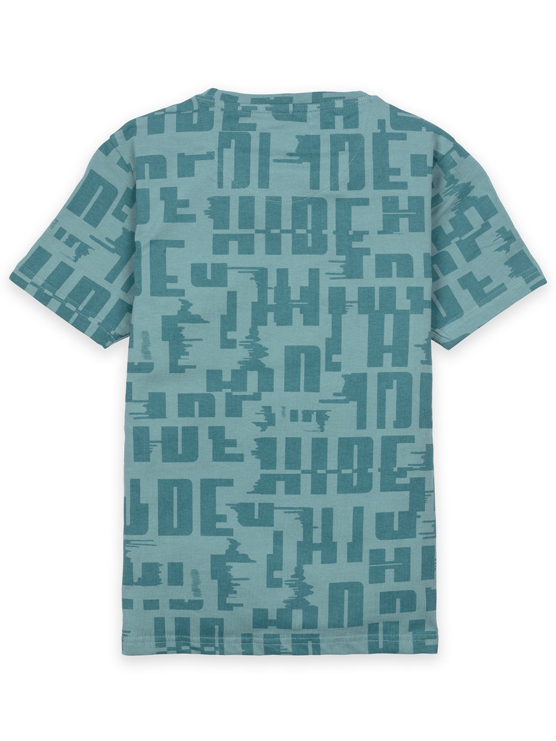 

Status Quo Boys Green & Orange Typography Printed Regular Fit T-shirt