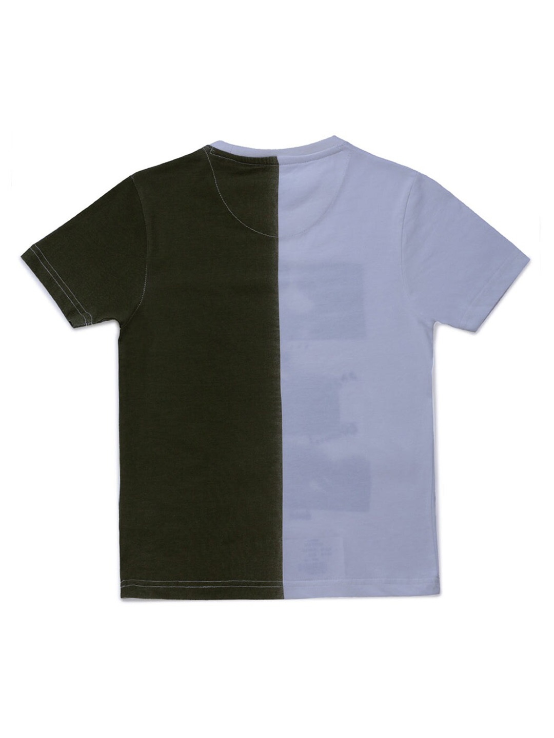 

Status Quo Boys Green & Blue Colourblocked Regular Fit T-shirt