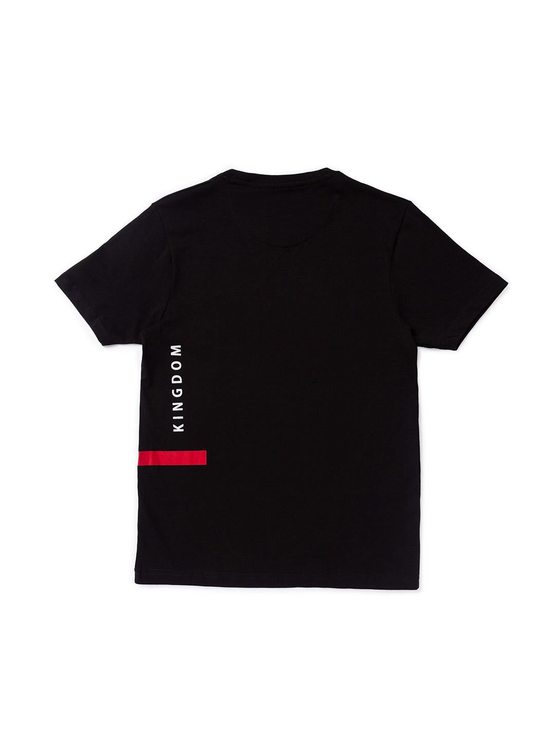 

Status Quo Boys Black & White Printed Regular Fit T-shirt